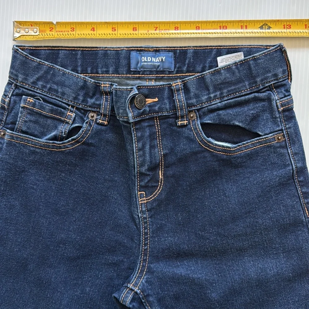 Old Navy girls straight leg denim. Size 14
